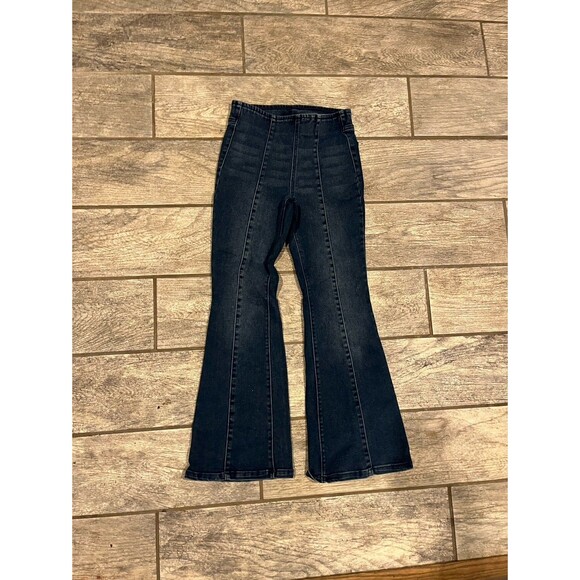 Girls Vanilla Star Flare Jeans - Picture 1 of 3